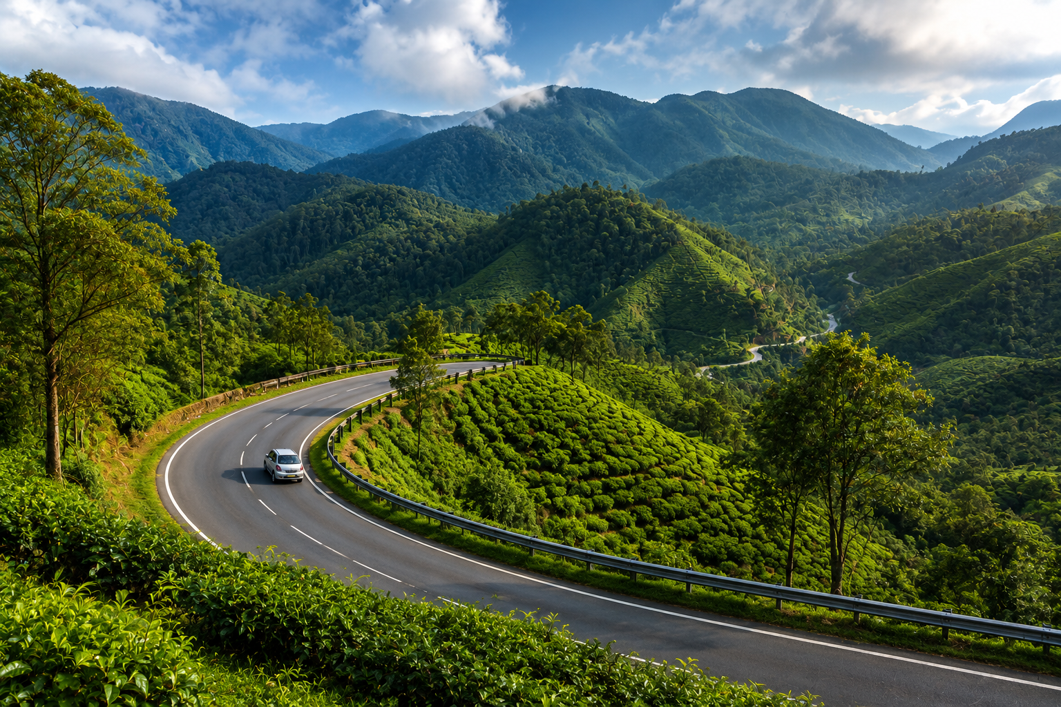 Scenic mountain drive